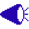 pixel megaphone icon