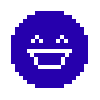 pixel smiley face icon